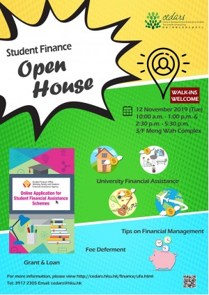 Student Finance – OPEN HOUSE